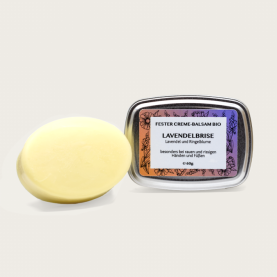 Feste Bio Creme-Balsame Lavendelblüte