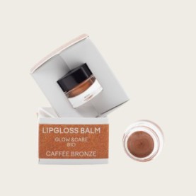Bio Lipgloss Balm Glow & Care Caffee Bronze