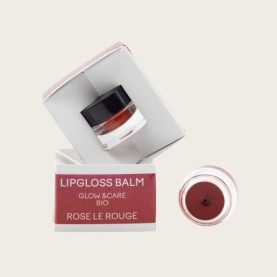Bio Lipgloss Balm Glow & Care Rose Le Rouge,