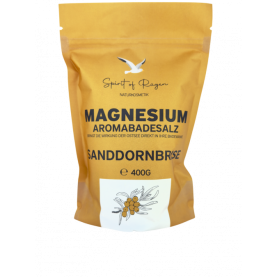 Magnesium Aromabadesalz Sanddornbrise